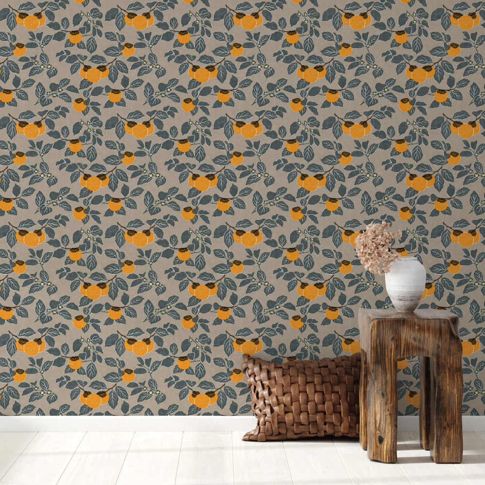 シール壁紙・広瀬順子の柿