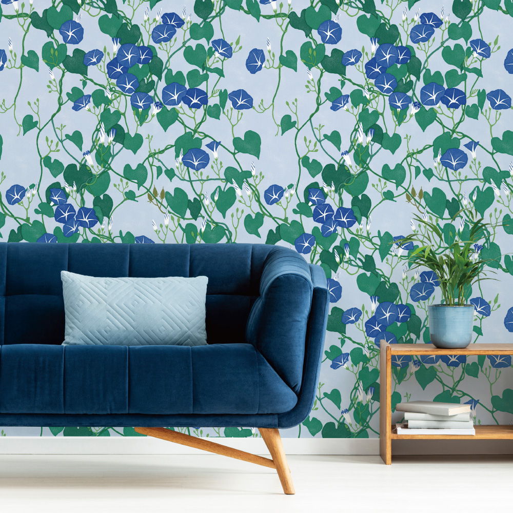 シール壁紙・広瀬順子のヘブンリーブルー