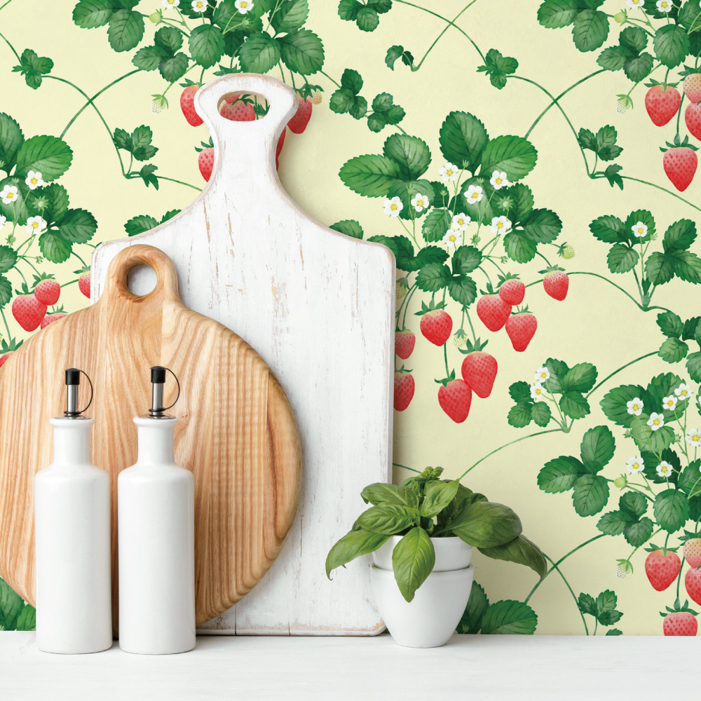 シール壁紙・廣瀬 順子のStrawberry Fields