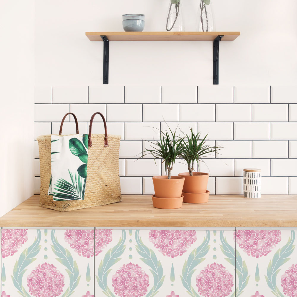 リメイクシート・tettetextileのHydrangea