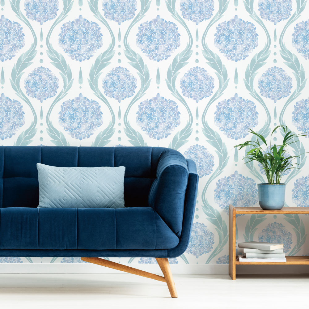 シール壁紙・tettetextileのHydrangea