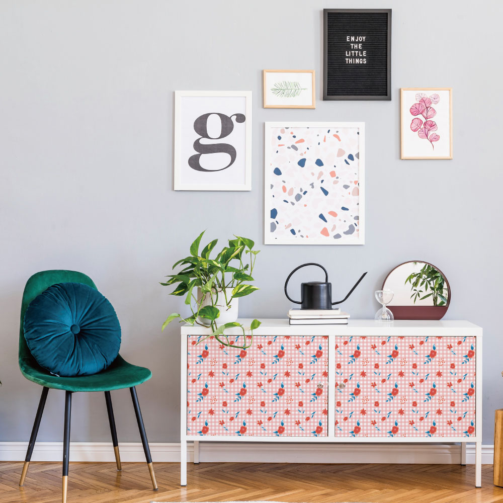 リメイクシート・chapeonyaのギンガムフラワー