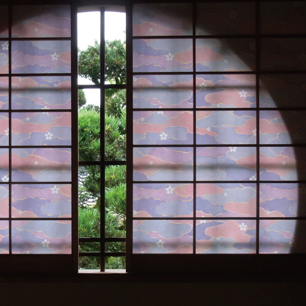 デザイン障子紙・chapeonyaの花霞