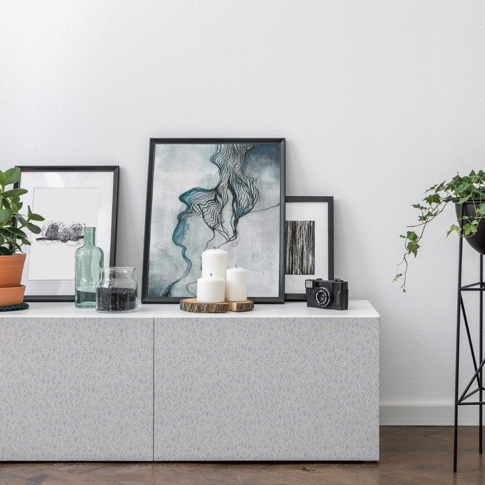 リメイクシート・OkuのBotanical blue