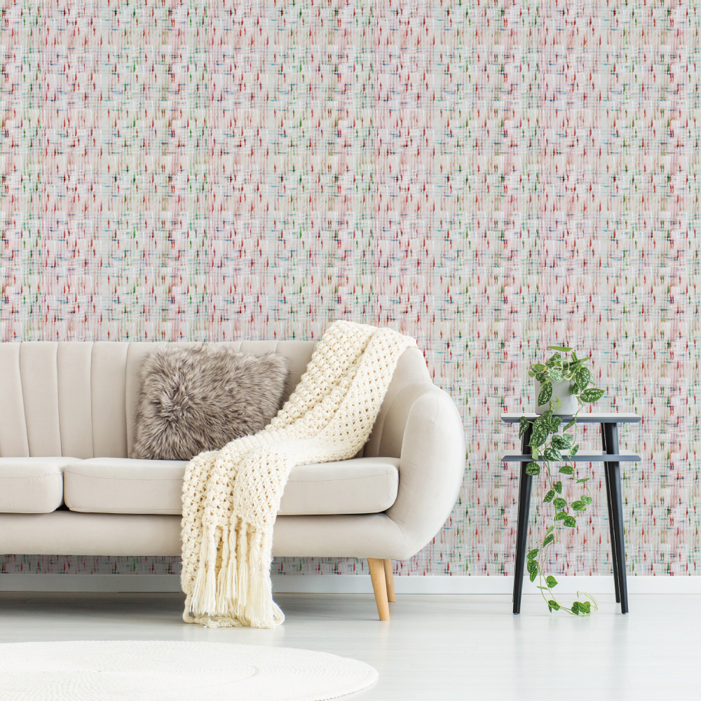 シール壁紙・Okuの水彩画チェック