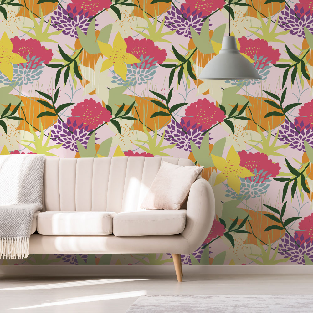 シール壁紙・Mieko MuraoのFloral jungle