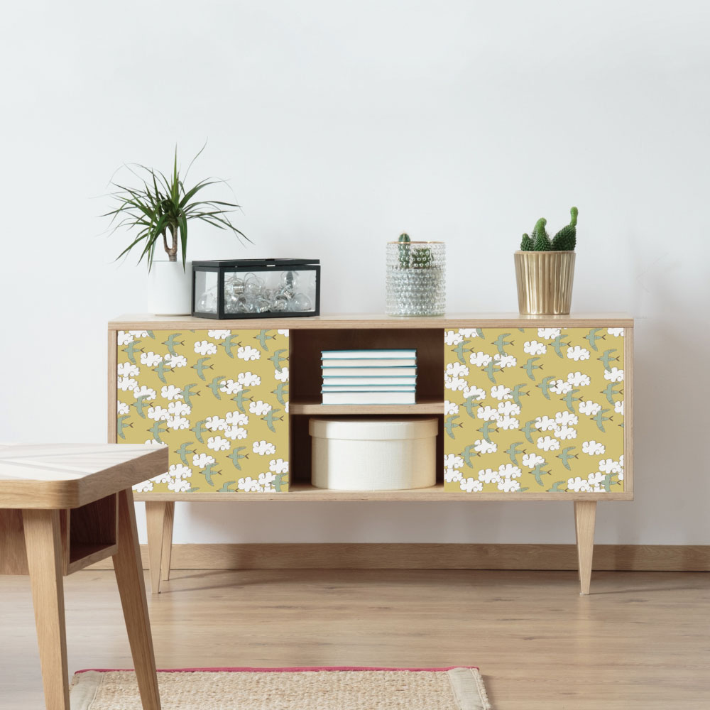 リメイクシート・tomoko arakawaの鳥と雲