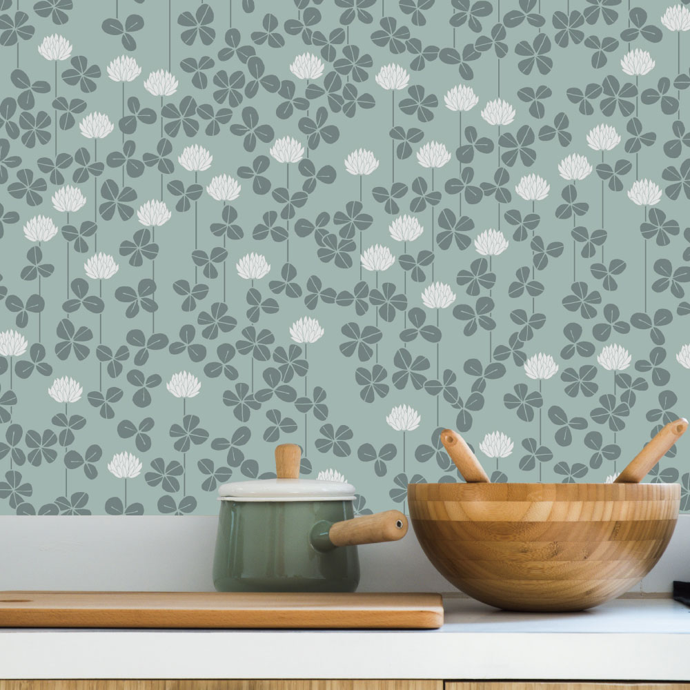 シール壁紙・tomoko arakawaのシロツメクサ