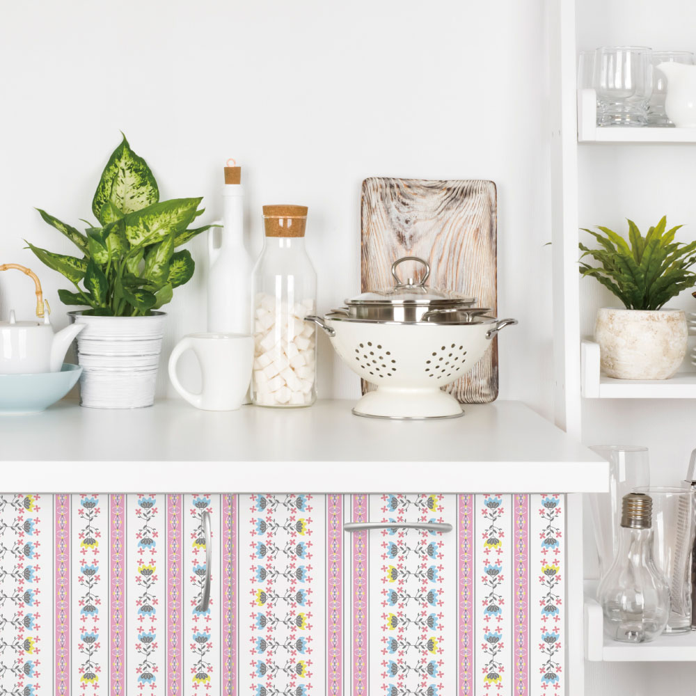 リメイクシート・Mayumi materiaaliの2色のお花畑