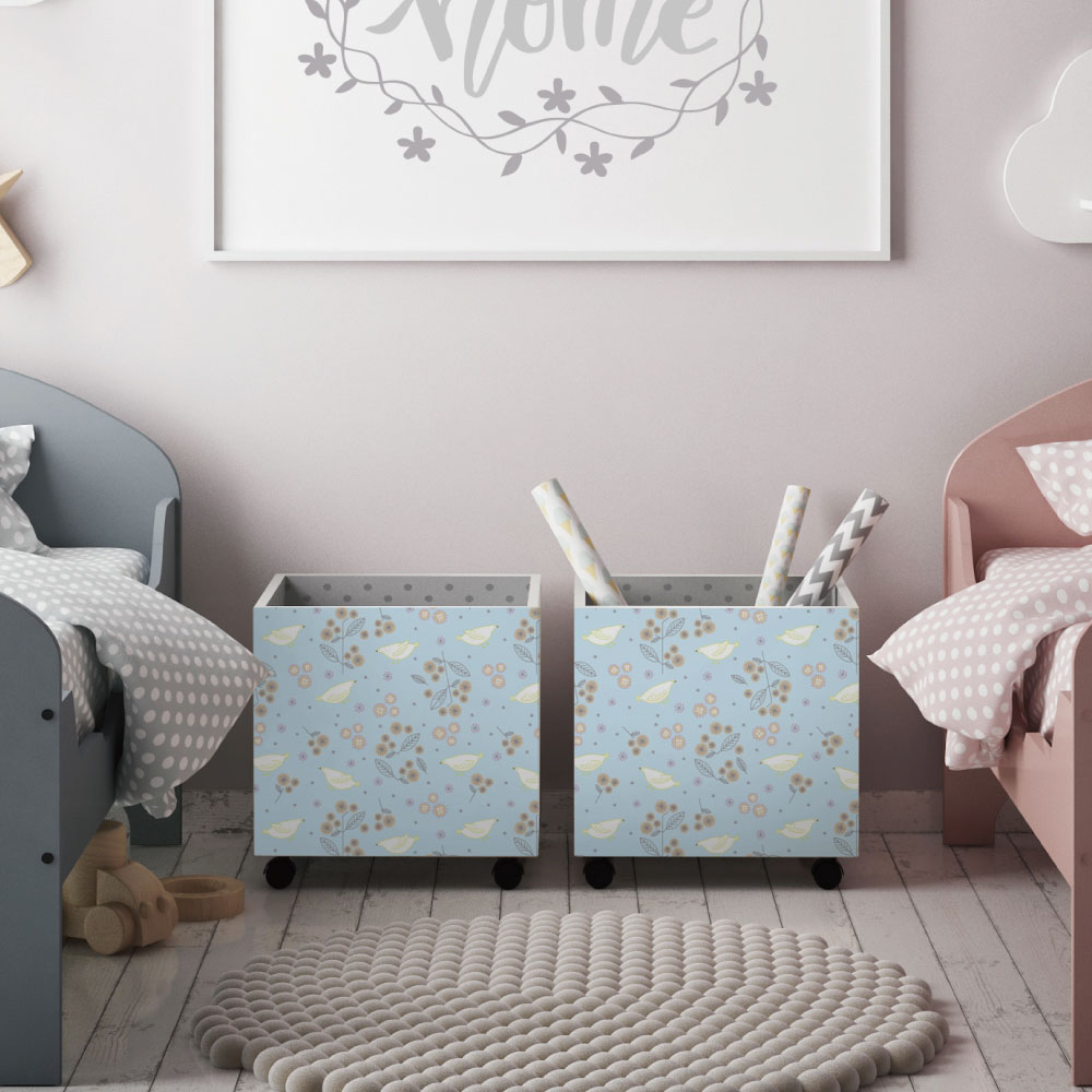 リメイクシート・Mayumi materiaaliの花とハト