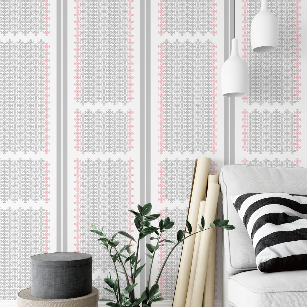 シール壁紙・Mayumi materiaaliのキャンディとリボン