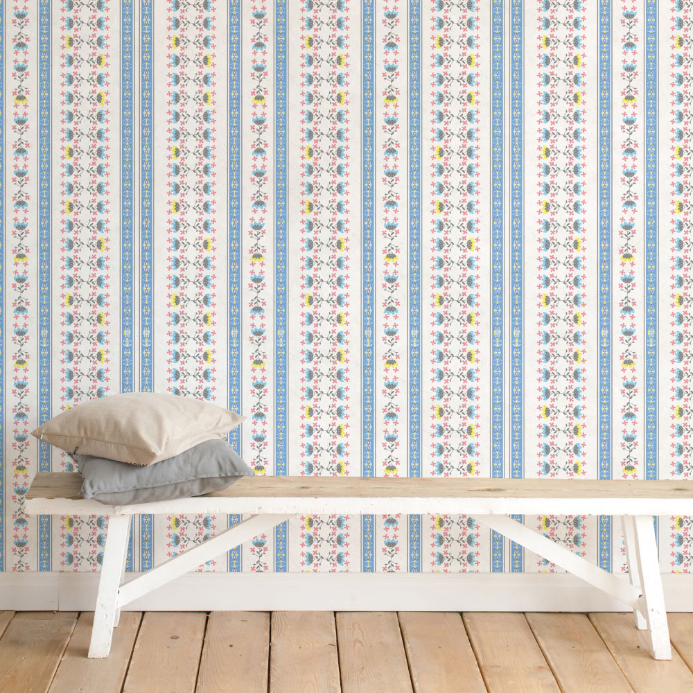 シール壁紙・Mayumi materiaaliの2色のお花畑