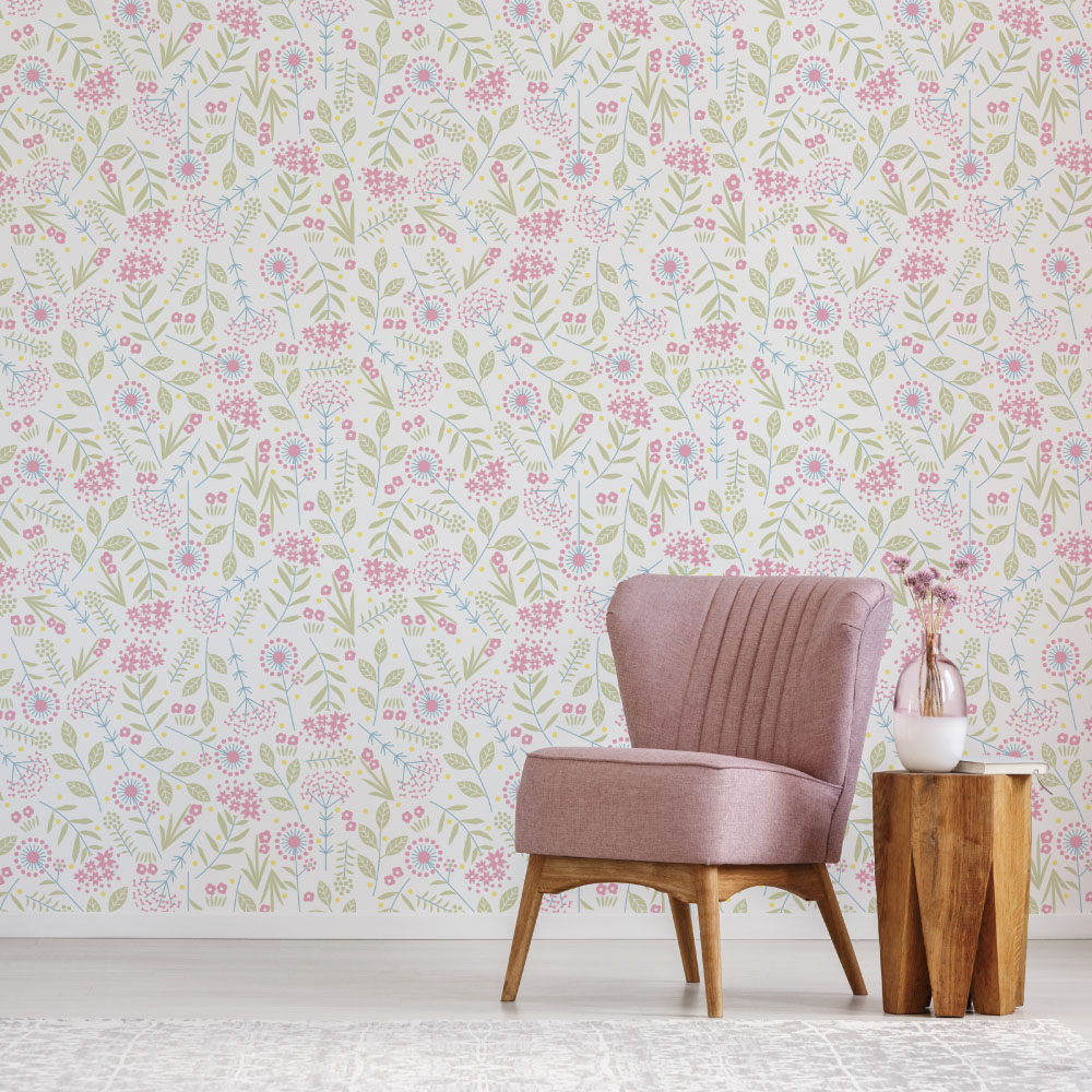 シール壁紙・Mayumi materiaaliの野に咲く花