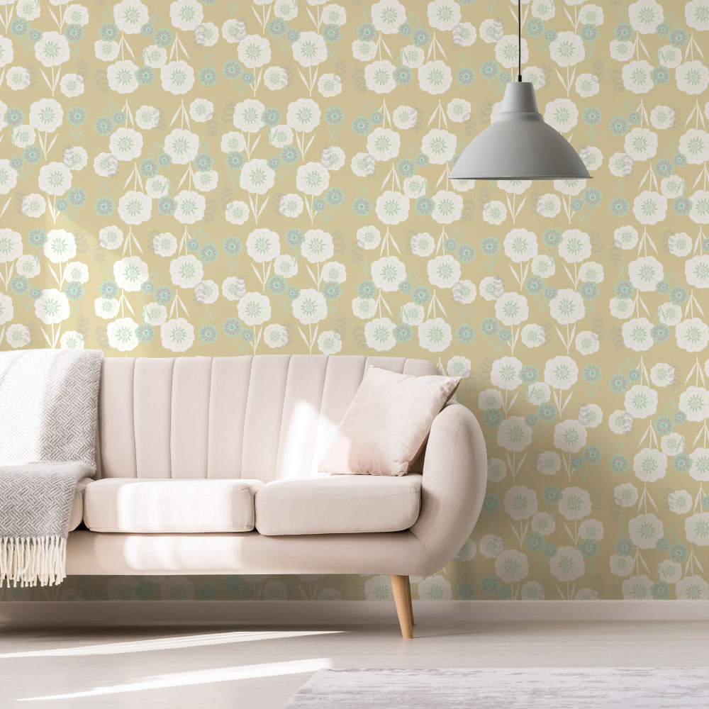 シール壁紙・Mayumi materiaaliのはなと葉