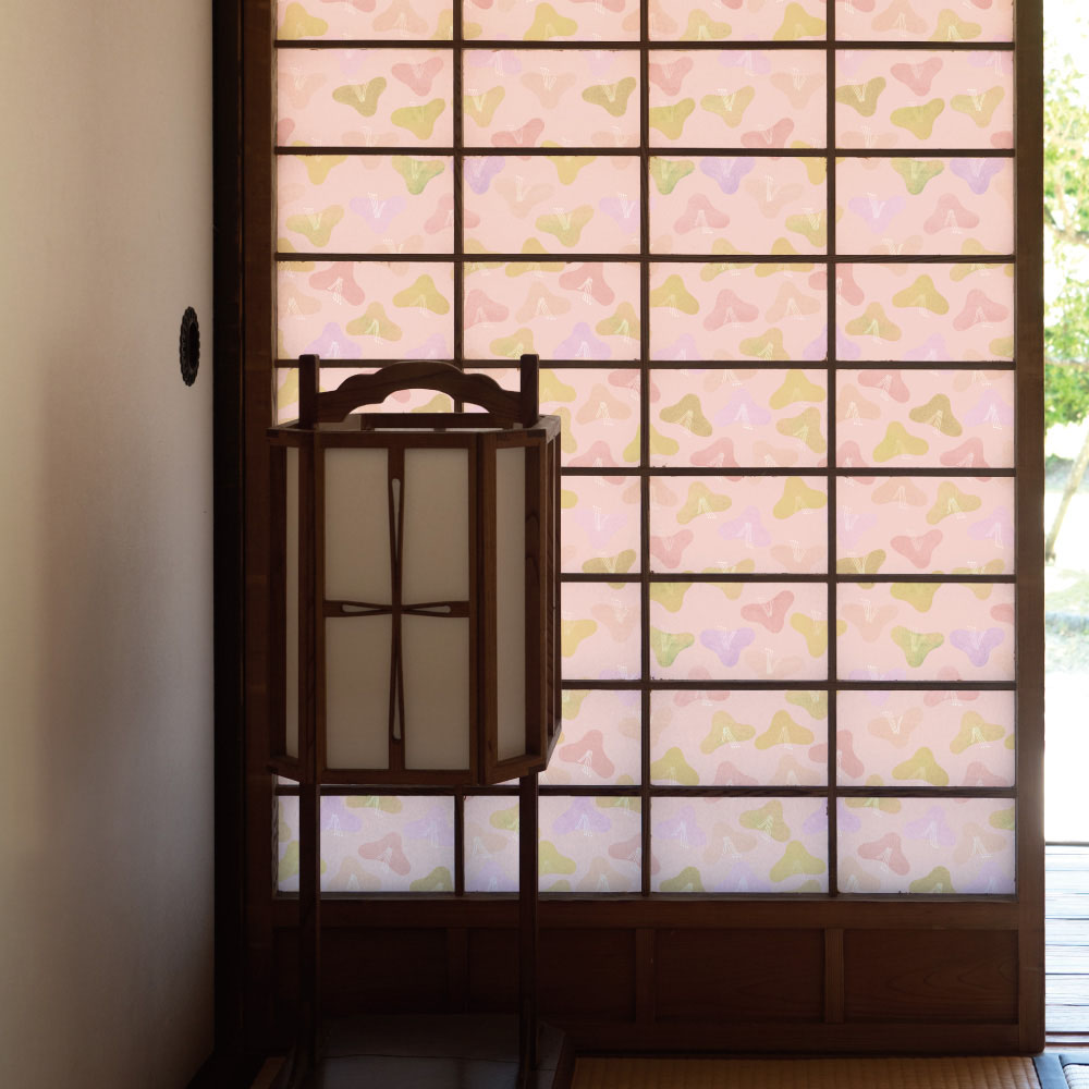 デザイン障子紙・いろはなの梅松