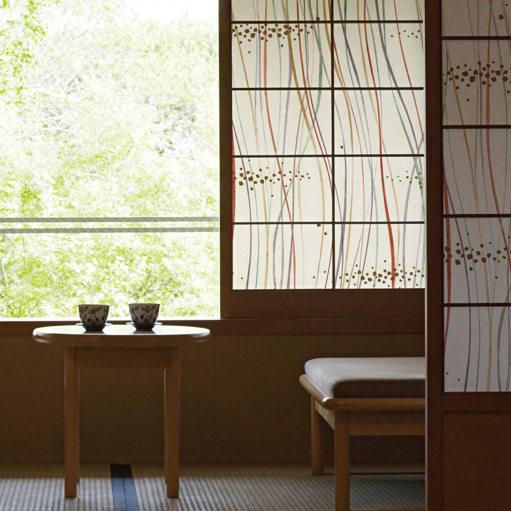 デザイン障子紙・いろはなの流麗
