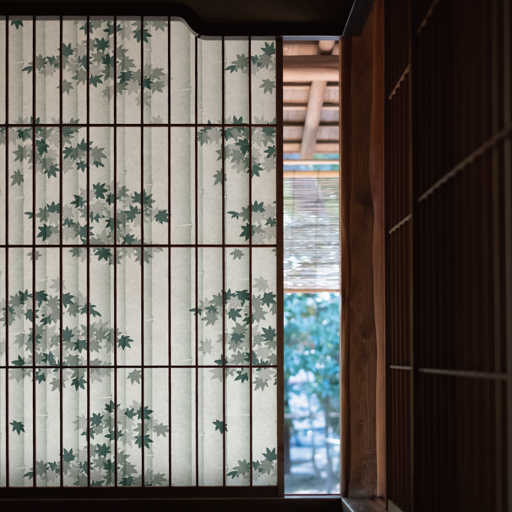 デザイン障子紙・いろはなの青竹（デザイン）
