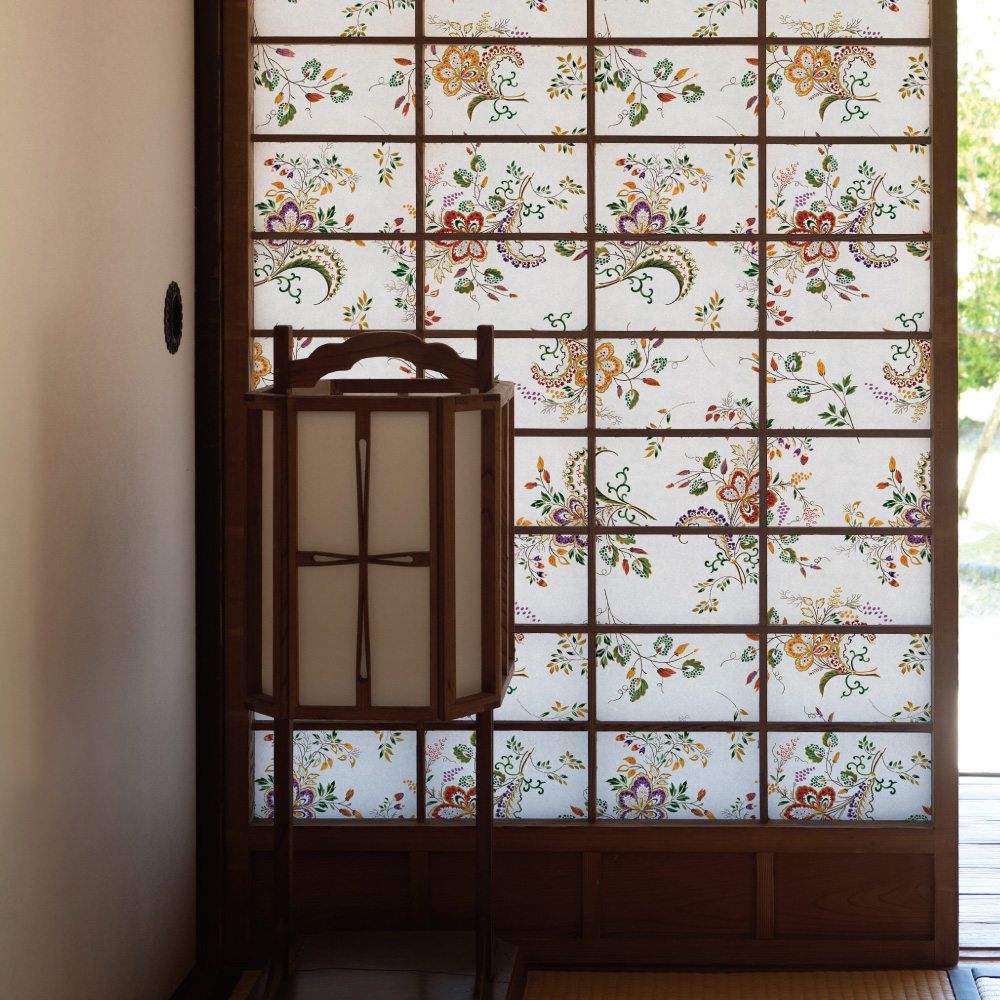 デザイン障子紙・いろはなの花束