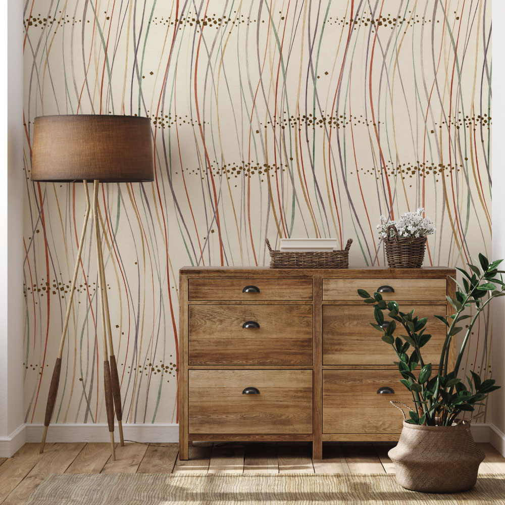 シール壁紙・いろはなの流麗(デザイン)