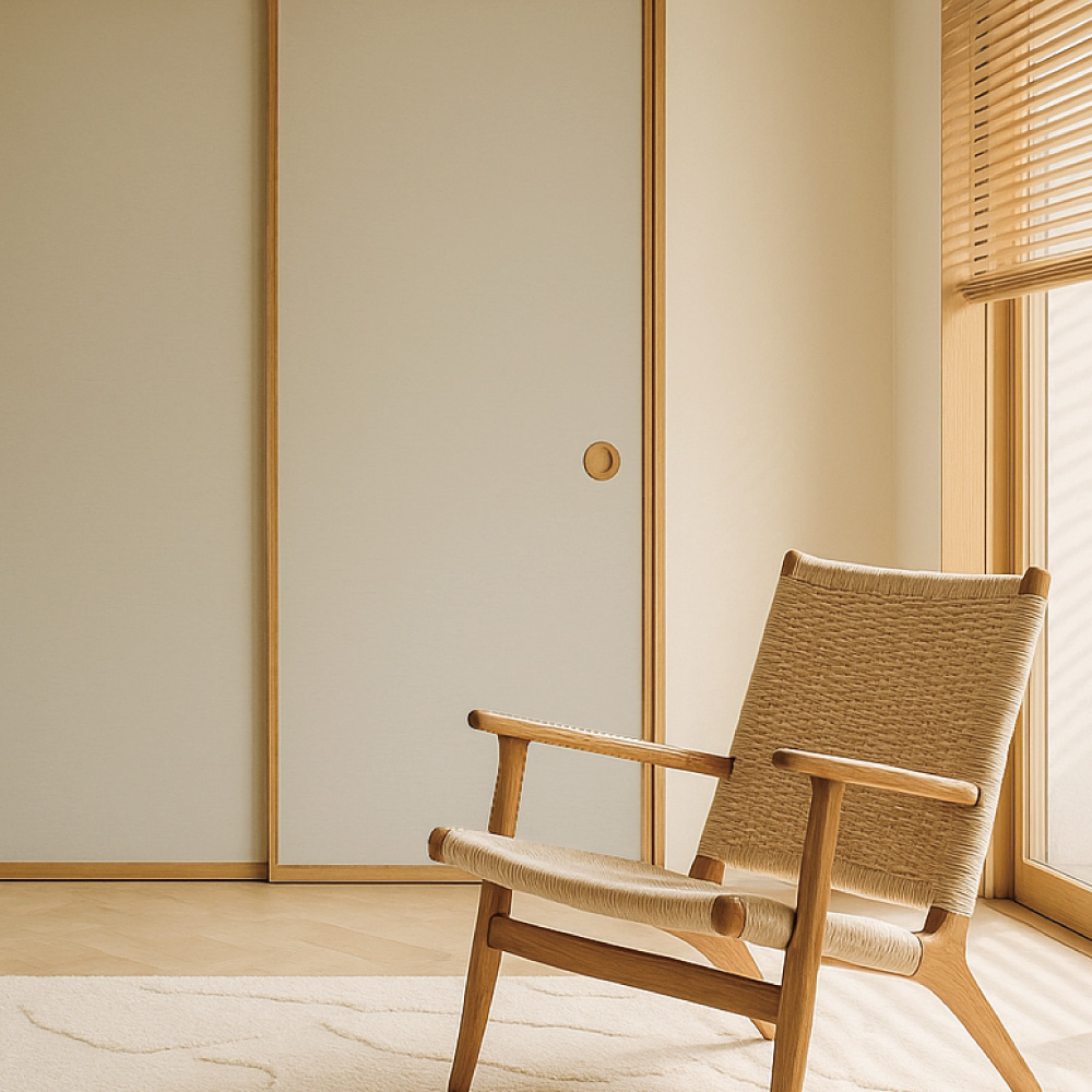 ふすま用リメイクシール・メルアのパールグレー