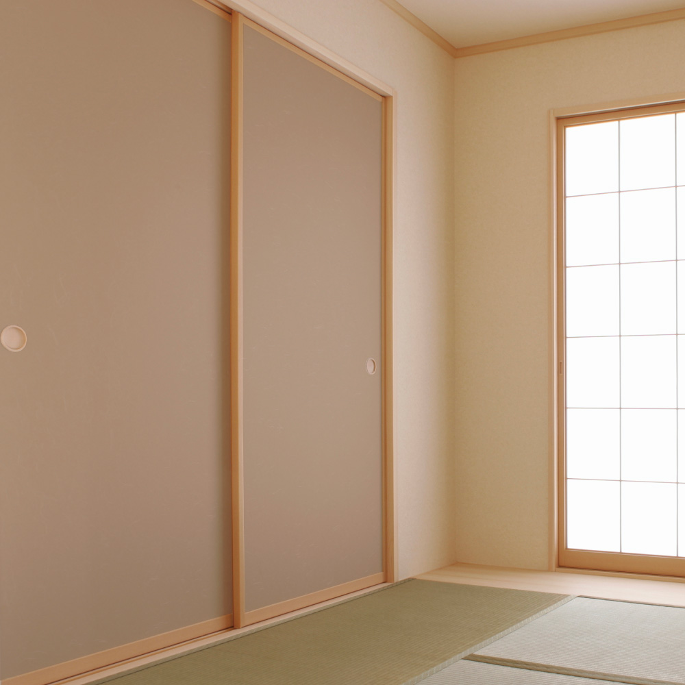 ふすま用リメイクシール・メルアのグレージュ