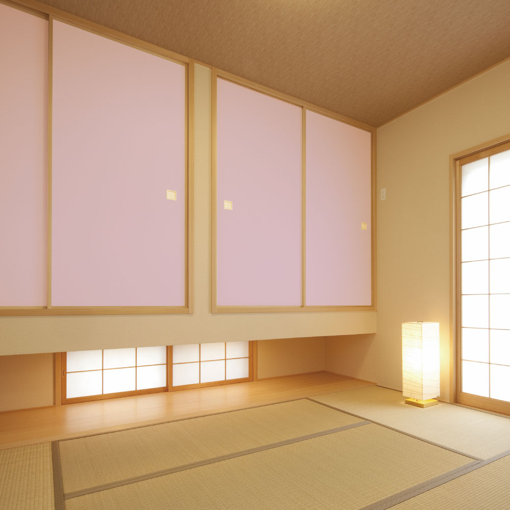 ふすま用リメイクシール・伝統色の樺色