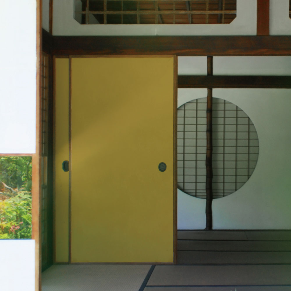 ふすま用リメイクシール・伝統色の芥子色