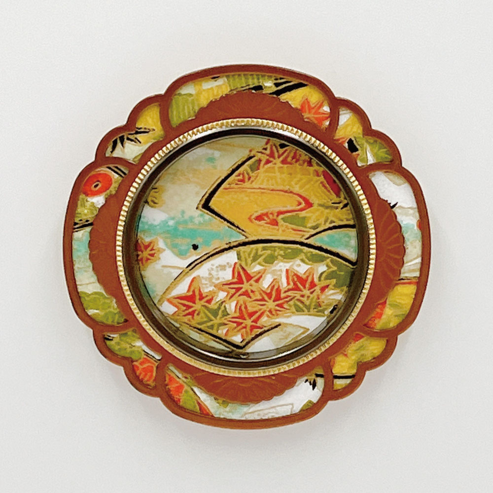 友都香和紙引手・楓（和紙底）