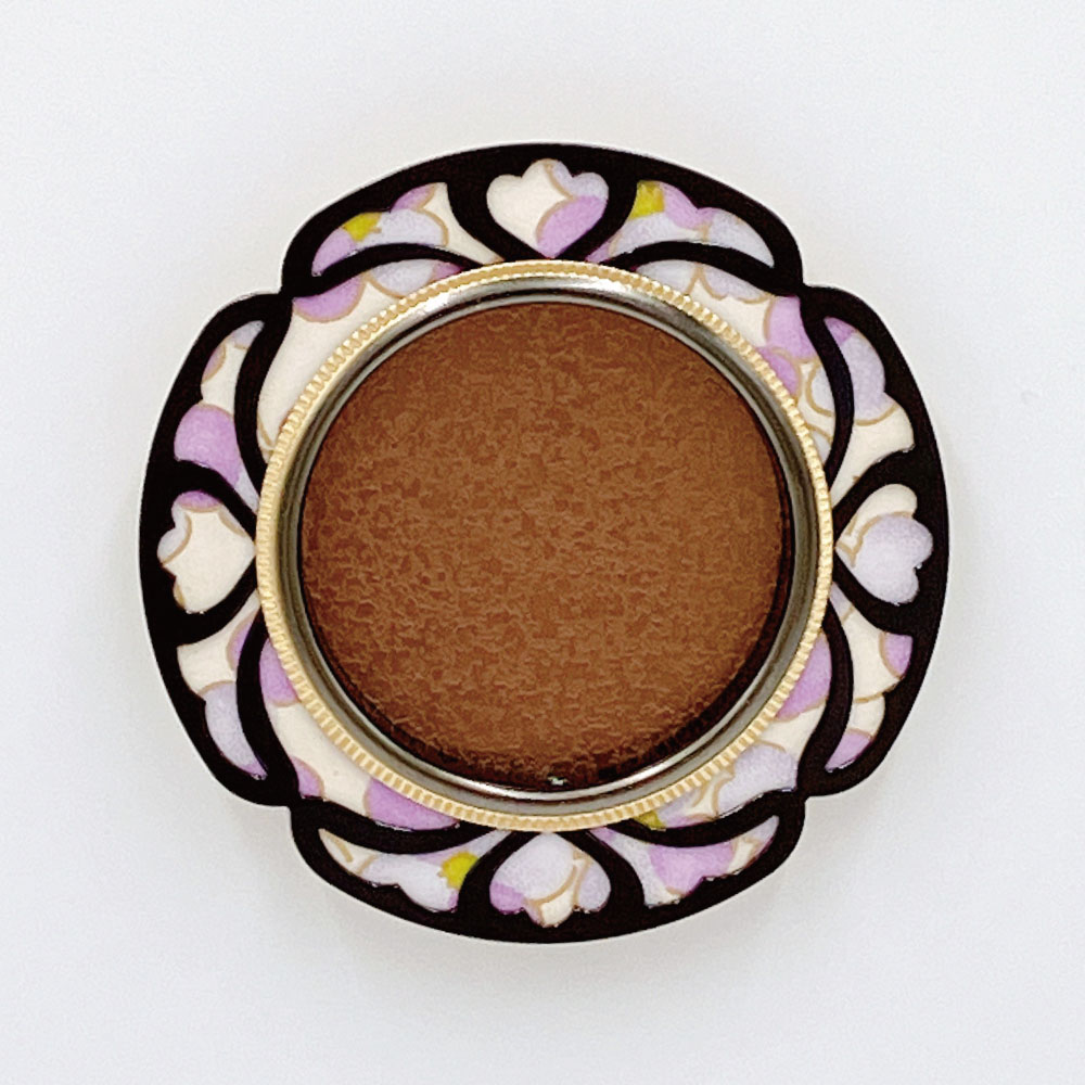 友都香和紙引手・菫（無地底）