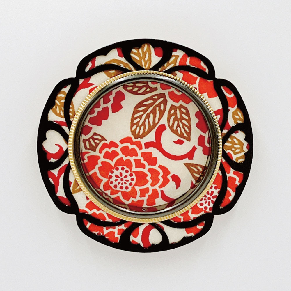 友都香和紙引手・紅（和紙底）