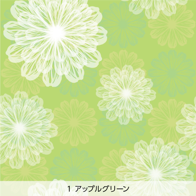 シール壁紙・NAOのbloomfromlilybud(アップルグリーン)