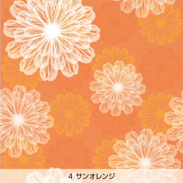 シール壁紙・NAOのbloomfromlilybud(サンオレンジ)