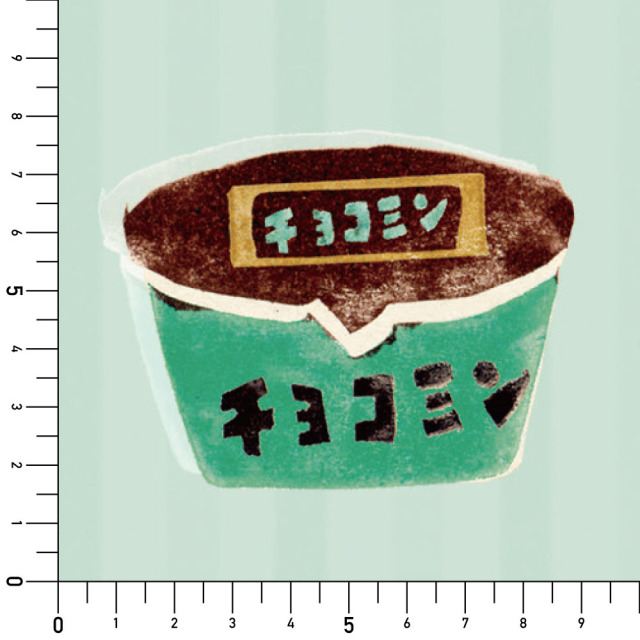 リメイクシート・小林キノコの魅惑のチョコミント実寸サイズ表