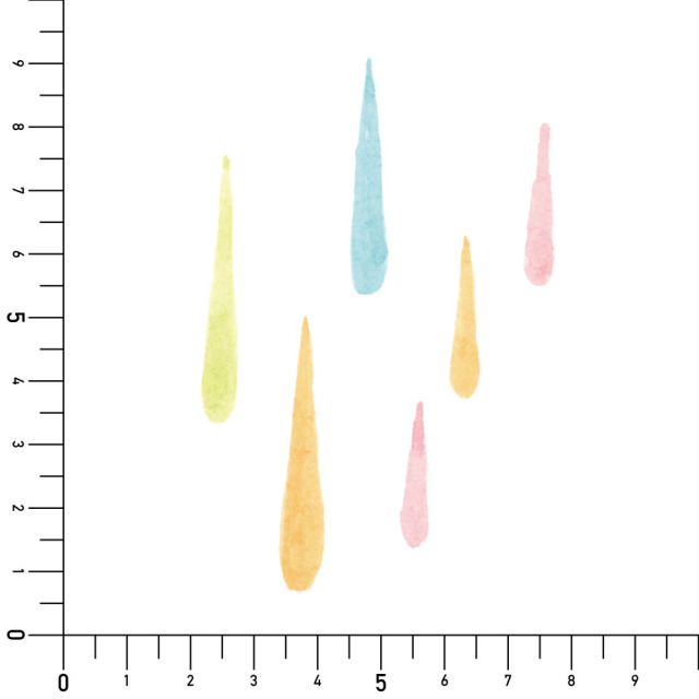 デザイン障子紙・ふりはたあきたの天気雨実寸サイズ表