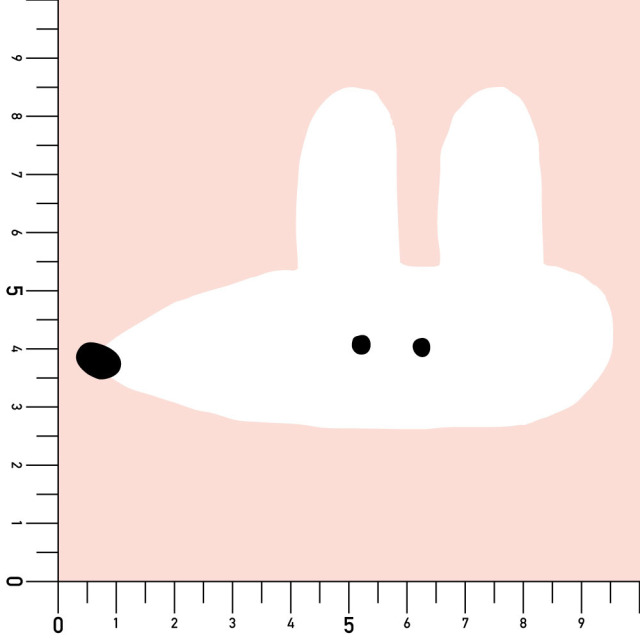 リメイクシート・りんたろうのうさぎ実寸サイズ表