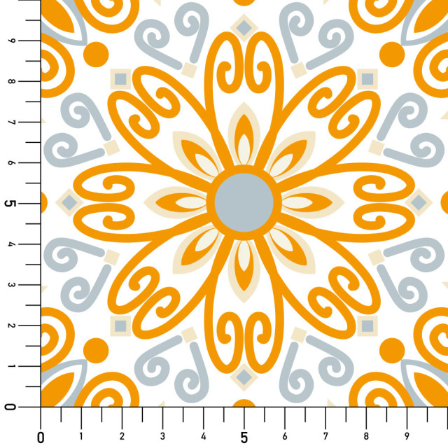 リメイクシート・MikiSaitoのFlowerpatterntiles実寸サイズ表