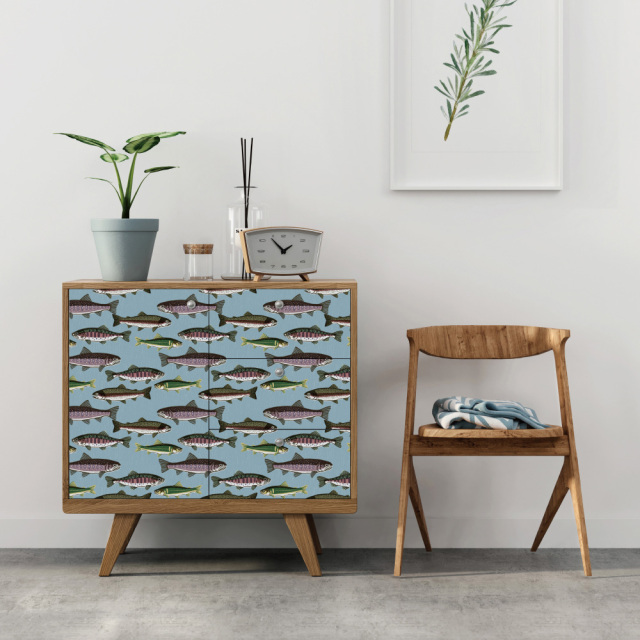 リメイクシート・広瀬順子の渓流魚