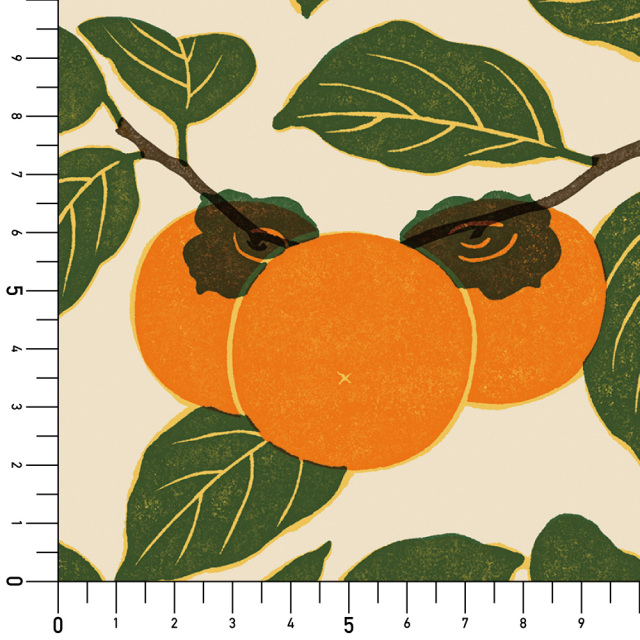 リメイクシート・広瀬順子の柿実寸サイズ表