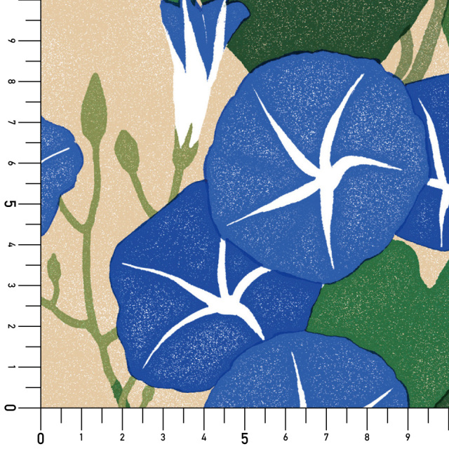 リメイクシート・広瀬順子のヘブンリーブルー実寸サイズ表