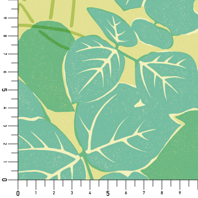 リメイクシート・広瀬順子の葛とヤブガラシ実寸サイズ表
