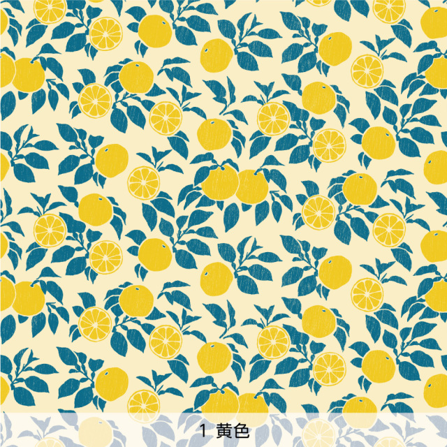シール壁紙・広瀬順子のゆず(黃色)