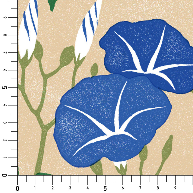 シール壁紙・広瀬順子のヘブンリーブルー実寸サイズ表