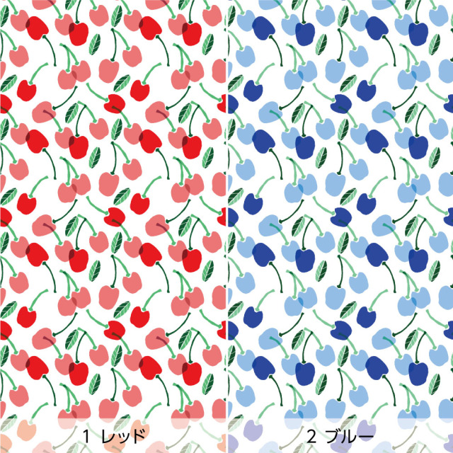 リメイクシート・Kimagure_patternsのCHERRY（バリエーション）