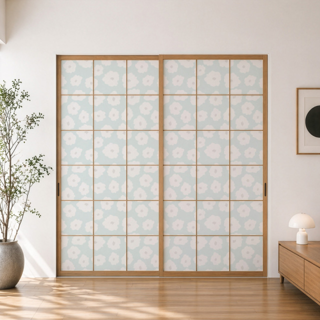 デザイン障子紙・Kimagure_patternsのBIGFLOWER