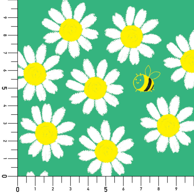 リメイクシート・いちのうたはの夏白菊実寸サイズ表