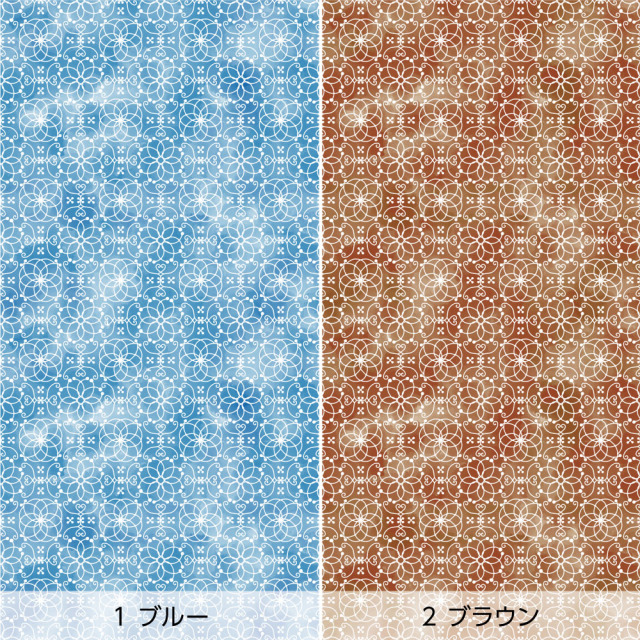 リメイクシート・tettetextileのmukuhati senka（バリエーション1）