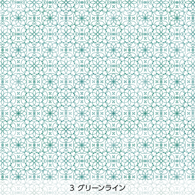 デザイン障子紙・tettetextileのmukuhati senka（グリーンライン）