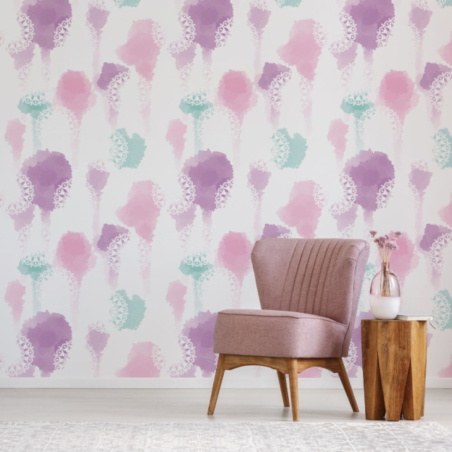 シール壁紙・tettetextileの夢の庭