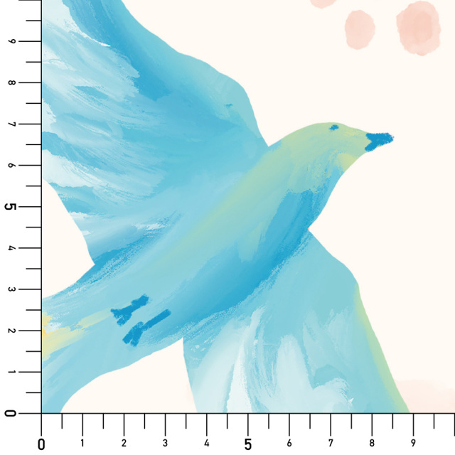 シール壁紙・chapeonyaのBirds of Paradise実寸サイズ表