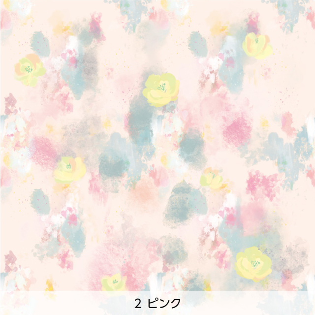 シール壁紙・chapeonyaのbloom(ピンク)